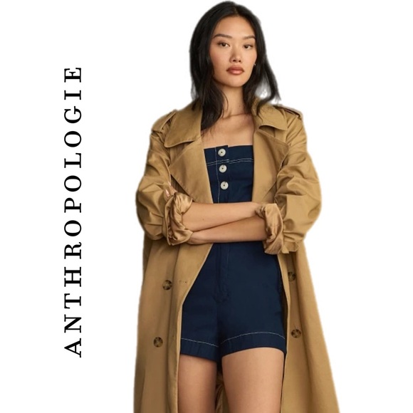 Anthropologie Portside Button-Front Romper - Picture 3 of 11